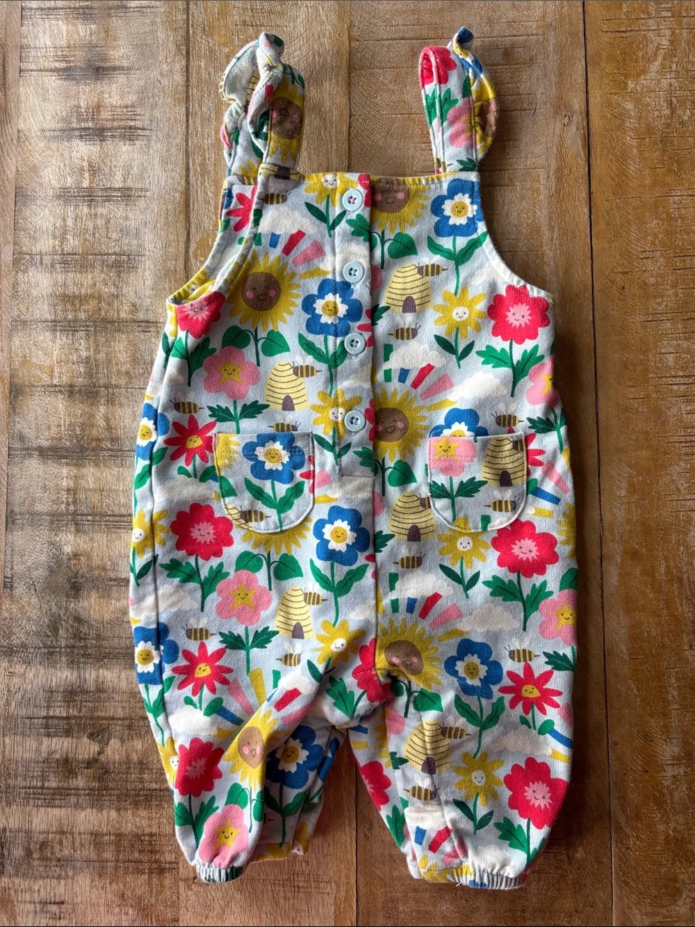 Baby Boden Colorful Baby Girl Romper 3-6m